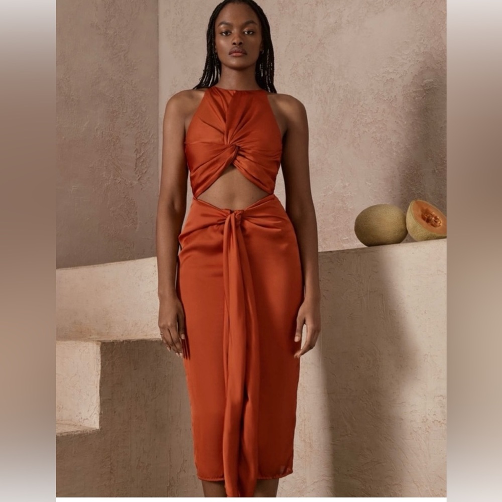 Andrea Iyamah Rust Dress *NWT*